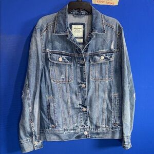 Abercrombie & Fitch Light Blue Jean Jacket